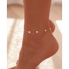 KELAIEN Anklets for Women Waterproof 14K Gold Plated Beach Ankle