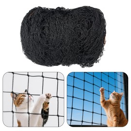 Cat Net for Balcony, Cat Net Balcony Wire Reinforced, Robust and Tear-Resistant, Weather-Resistant, Does Not Obstruct Viewing from the Window, Pigeon Net Balcony Including Installation Accessories (4
