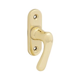 Basic Man Window Handle WG Elegant 505 102240693 Curved Square Pin 7 x 33 mm, polished brass, Pack of 1