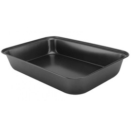 MGE - Oven Pan - Universal Oven Tray - Roasting Tray - Baking Trays - Baking Dishes - Roasting Dishes - Non-Stick Coating - Carbon Steel - 34 x 24 cm