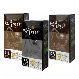 순한 모발 먹물색 새치 자가 염모제 셀프 헤어 컬러링 머리 염색 약 커버 [7호(흑갈색)] Gentle Hair Dyeing Product for Gray Hair Self-Coloring [No. 7 (Dark Brown)]