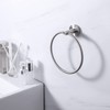 Stainless Steel Towel Ring, Wall Mounted Towel Hanger ,6.3 inches/16cm,