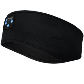 Fulext Fulext Wireless Headphones Headband for Sleeping, Bluetooth Sleep Headphones for Side Sleepers, Soft and Lightweight Eye Mask for Sleep, Ideal for Housework,Travel,Yoga,Workout,Running,Sports,Gift