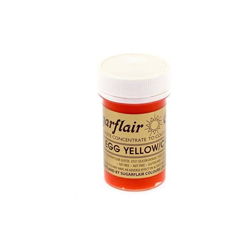 Egg Yellow Spectral Paste by Sugarflair 25g