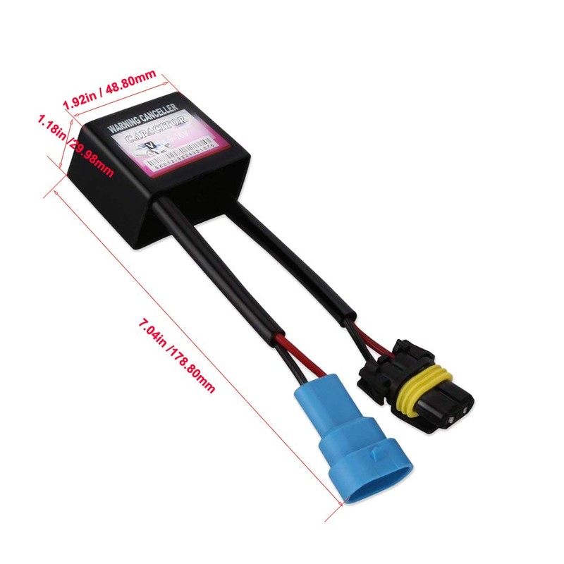 HSUN HID Xenon Anti-Flicker Warning Cancellers-Eliminates Car Radio Interference Problem