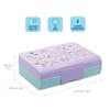 Smash Kids Bento Bite Lunch Box Pixie Dust, Plastic, Mint/Purple,
