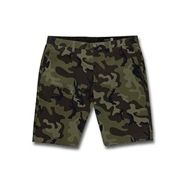 Volcom Men's Vmonty Chino Shorts, Green Combo