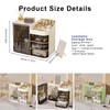 DASITON Makeup Organizer for Vanity,Large Capacity Makeup Storage Organizer with
