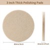 8 PCS 3 Inch Wool Felt Polishing Pad, Buffing Pads