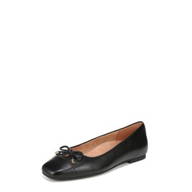 Vionic Vionic Women's Klara Ballet Flat, Black Nappa Leather, 9.5