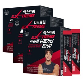 Extreme Triple Arginine 6200, 600ml, 3 pieces / 익스트림 트리플 아르기닌 6200, 600ml, 3개