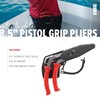 BUBBA 8.5" Pistol Grip Stainless Steel Pliers, Spring Loaded with