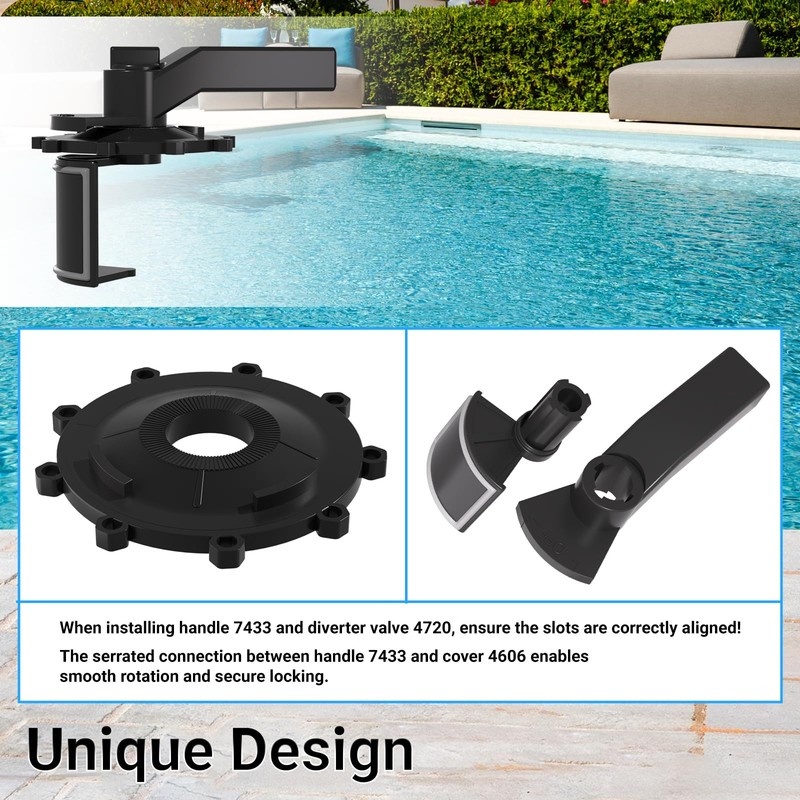 2-Port/3-Port Pool Valve Rebuild Replacement Kit for Jandy Neverlube Pool