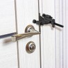 Ranjaner Portable Door Lock, Adjustable, Black, 3.82inch, Travel Lockdown Locks