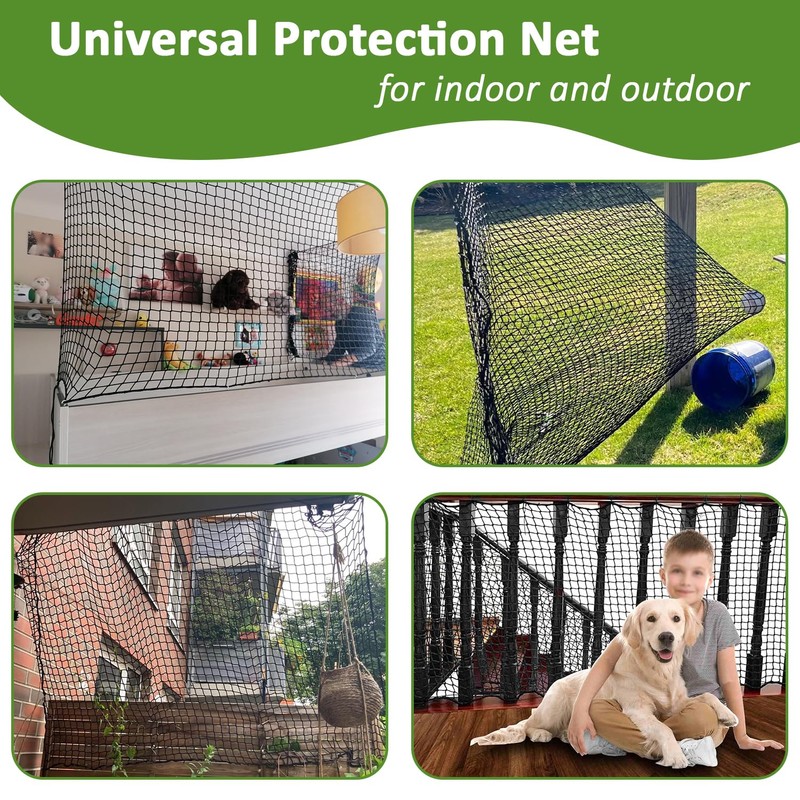 BERADNET Child Safety Net Protection Rope Net Safety Netting for