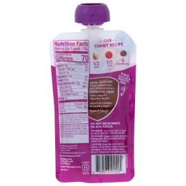 HAPPY TOT Organic Super Bellies Immune & Digestive Support Baby Food, 4 OZ