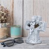 Angel Statue Hollow Design Cute Appearance Environmentally Friendly Resin Light