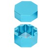 Cue Chalk Box Holder Aluminium Alloy Octagonal Universal Billiard Chalk