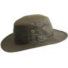 Fidra Waxed Waterproof Bush Fedora Rain Hat with Eyelets (59cm,