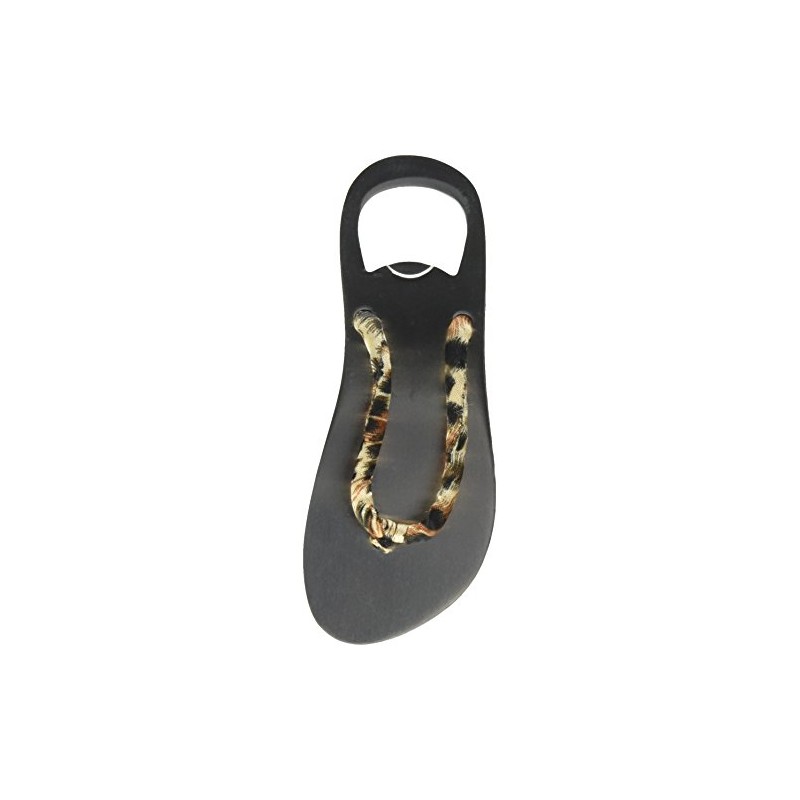 Wild Eye Designs Flip Flop Bottle Opener, Leopard