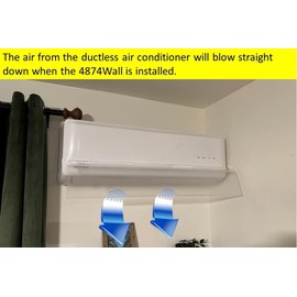 Mini Split/Ductless Air Conditioner Air Deflector
