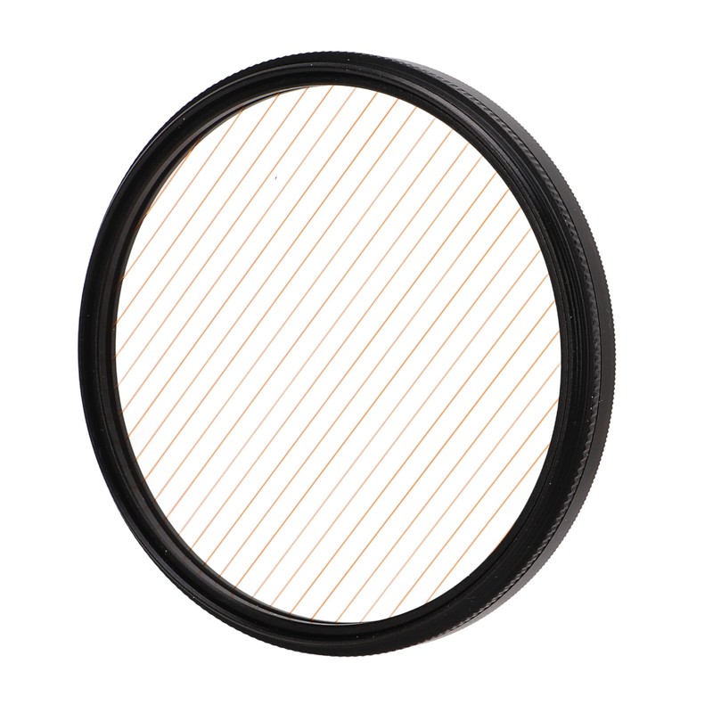 Gold Streak Digital Camera Lens Filter Antiscratch Optical Glass Aluminum