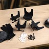 Pack of 4 Wall Mount Angle Grinder Holder with Screws,
