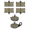 SOMMET Motorcycle Brake Pads Front and Rear for Kawasaki ZZR