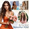 Elailite Real Hair Bonding Extensions Dark Brown Hair Extensions 50