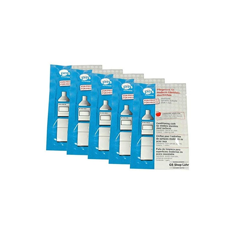 PMS Cleaning Wipes for Stainless Steel Surfaces