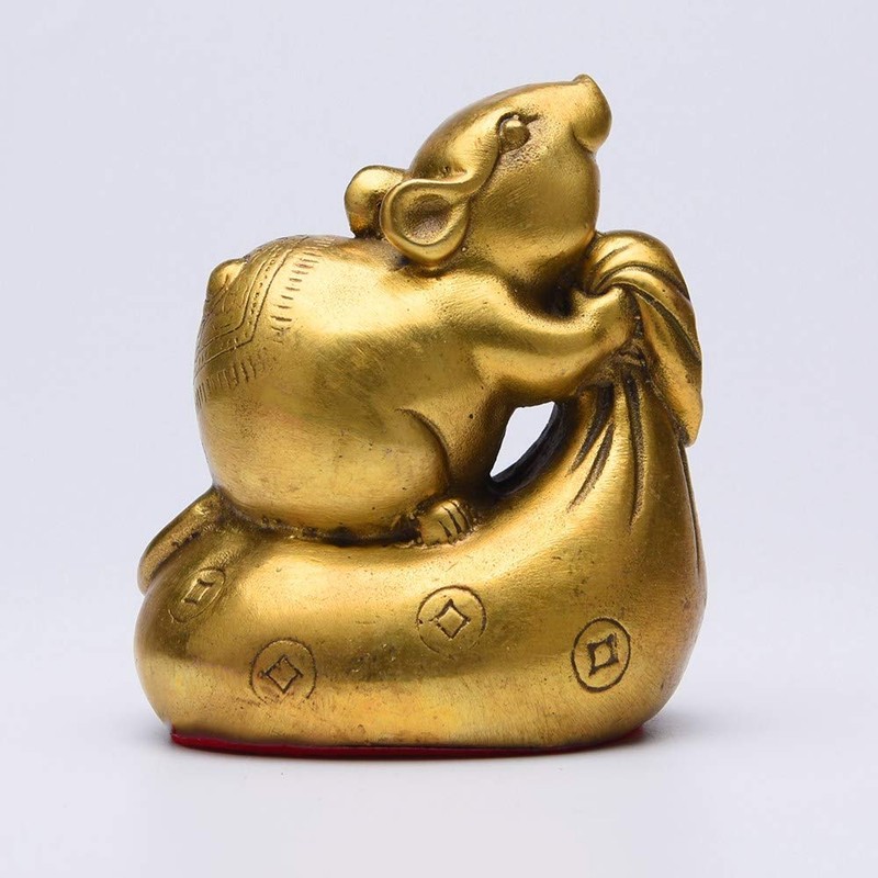 Rat of Wealth, Cute, Zodiac, Zodiac, Celebration, Fortune, Money-fortune, Copper,