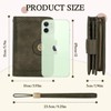 TEUEN Women's Large Capacity PU Leather Vintage Purse Wallet with