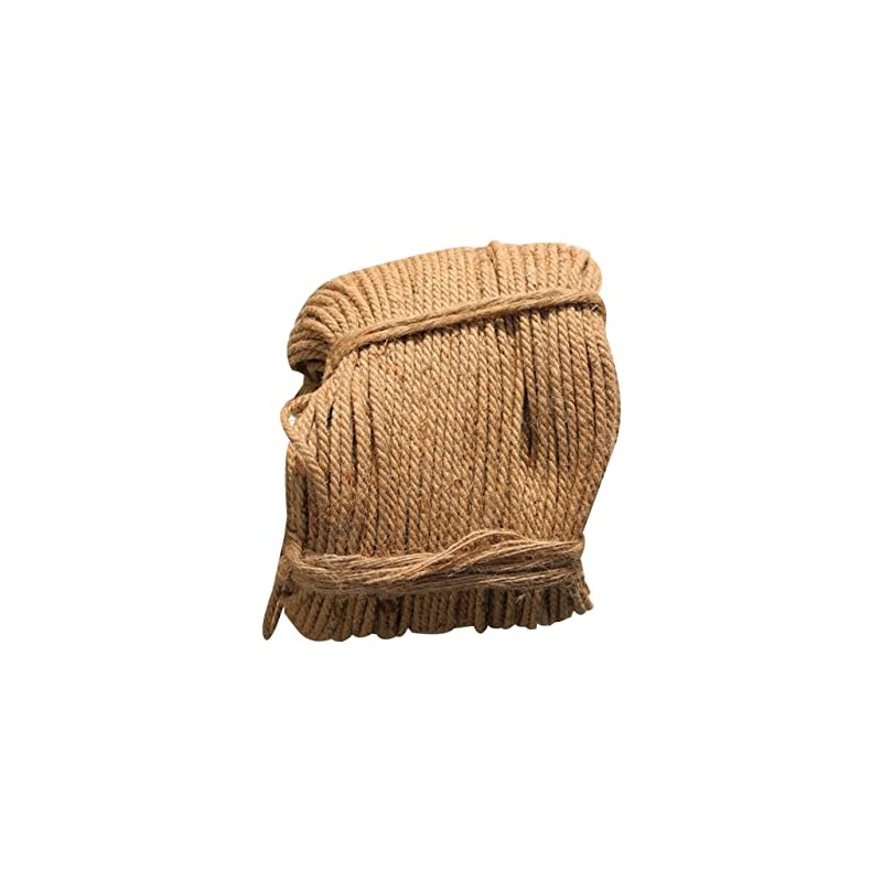 Natural Brown Jute Rope Hessian Braided Twisted Rustic Shabby Burlap