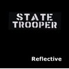 Reflective State Trooper Patch Reflective Back Panel Patch with Hook