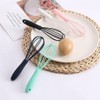 Mini Silicone Whisk, Egg Beater and Blender for Baking and