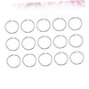 STOBOK 100pcs Binding Connective Hoops Inner Diameter Outer Diameter for