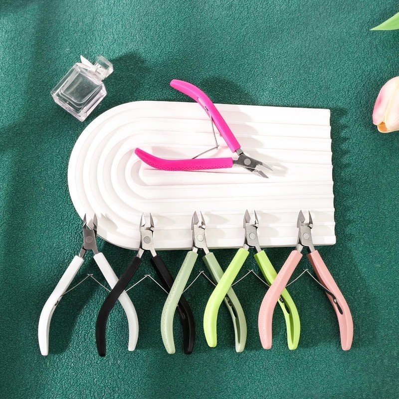 Criyar Rose-Color 1PC Fine Edge Cuticle Trimmer & Nippers, Nail