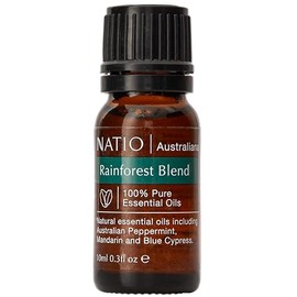 Natio Australia Australiana Pure Essential Oil Blend - Rainforest 10ml - 100% Pure & Natural Essential Oil Blend - Mandarin, Eucalyptus, Tasmanian Peppermint, Tea Tree & Blue Cypress - Vegan Friendly & Made in Australia