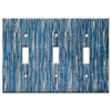 Art Plates - Triple Gang Toggle Switch Plate - Decorative