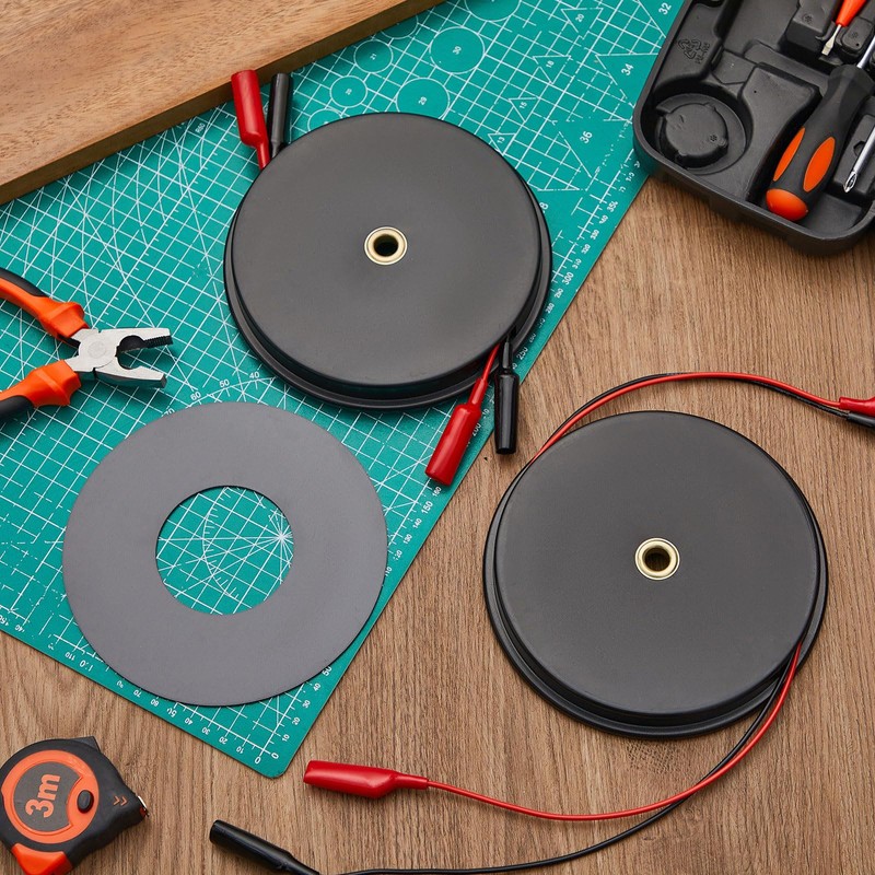 Saillong 2 Wire 30ft Magnetic Retractable Test Leads with Insulated