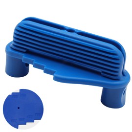 Scribe Tool Woodworking,Center Finder Tool,All-in-One Wood Scribe Tool,Multi-Function Center Finder & Offset Marker with Pencil Holder for Standard Wooden Pencils (Blue)