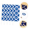 BIUDECO Hand Waving Scottish Flags 20pcs Mini Flags for Sports