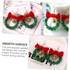 KONTONTY Gold Christmas Garland Bell Earrings Stylish Dangle Earrings Design