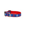 Up Country PCE-C-M Peace Dog Collar M Wide (1 Inch)