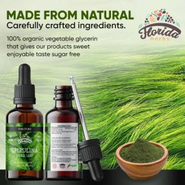 Florida Herbs Tinctura Spirulina Orgánica 700mg                                                                                                       