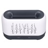 Humidifier 200ml White Hollow Flame Ultrasonic Atomization Silent Aroma Diffuser