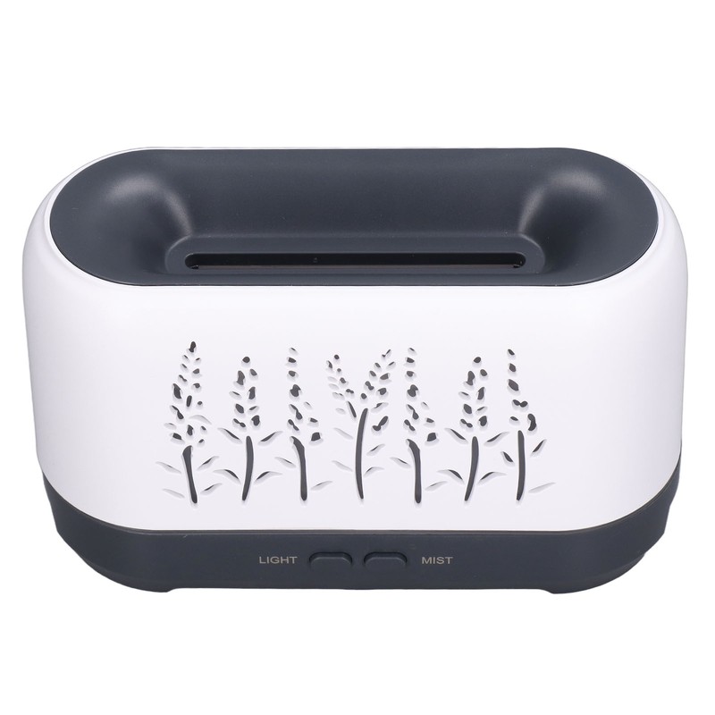 Humidifier 200ml White Hollow Flame Ultrasonic Atomization Silent Aroma Diffuser