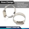PIT66 High Temp Rubber Exhaust Clamp Compatible with Yamaha Blaster