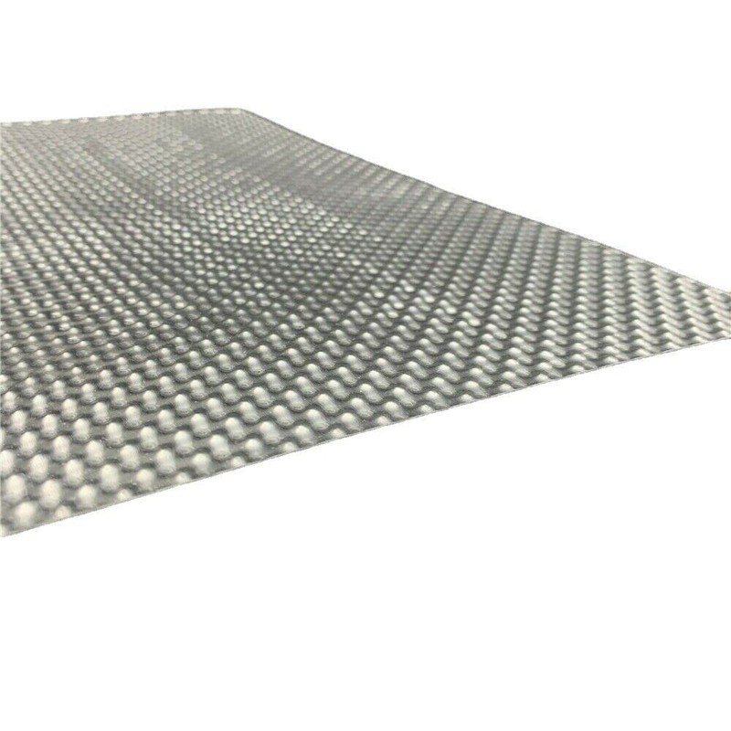 Embossed Aluminum Heat Shield 12'' x 20'' High Temperature Thermal