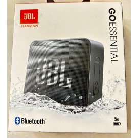 JBL Go Essential, A compact waterproof Bluetooth speaker with great sound.